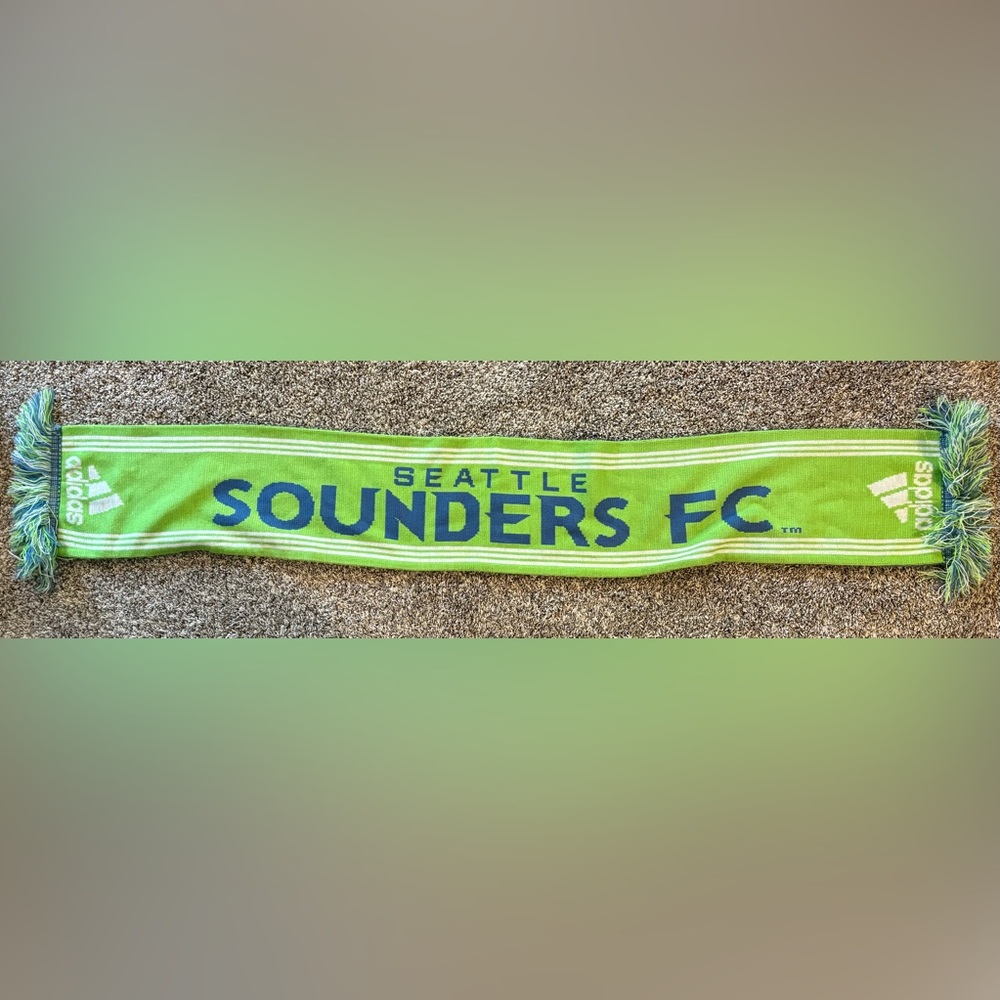 Adidas Seattle Sounders FC MLS Soccer Scarf